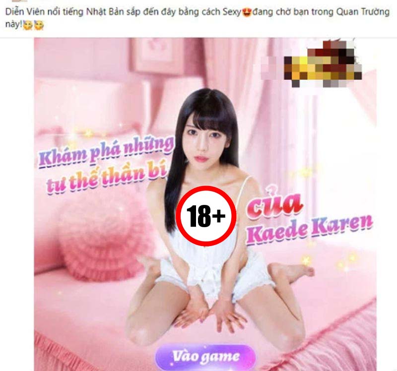 Lộ Clip Idol JAV Karen Kaede quảng cáo game quan đấu khám phá các tư thế 18+