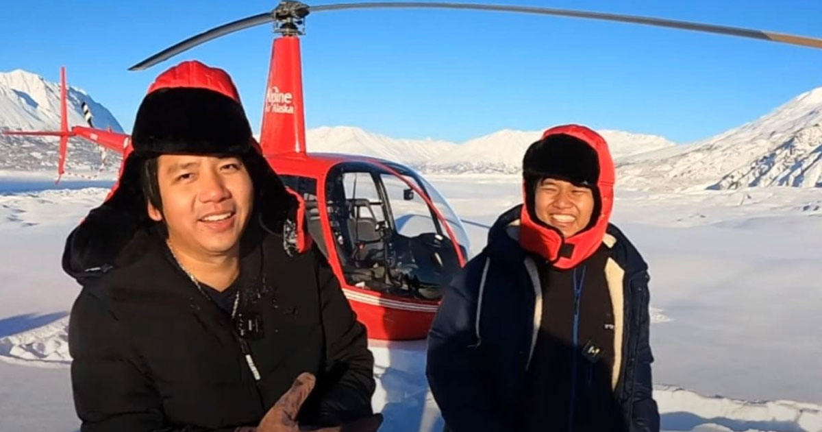 Khoa Pug và Vương Phạm tung vlog phiêu lưu đến Alaska