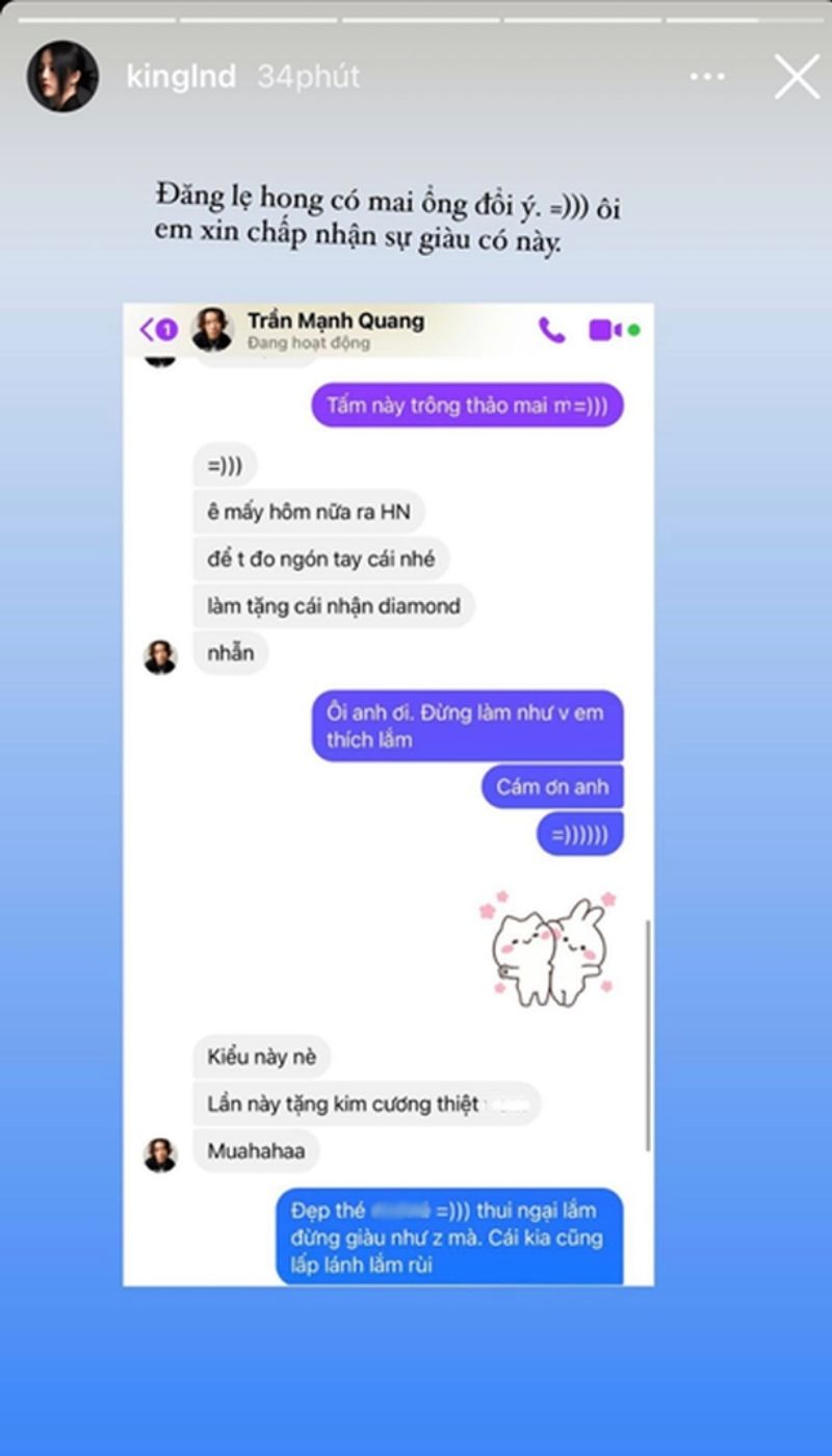 Nam streamer tuyên bố sẽ tặng cô nàng nhẫn kim cương khi cô về lại Hà Nội