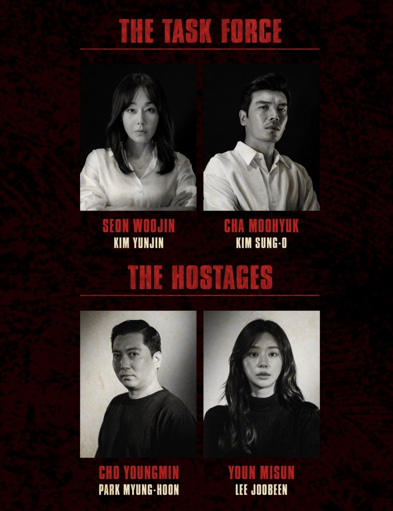 Dàn cast trong Netflix Money Heist bản Hàn 1