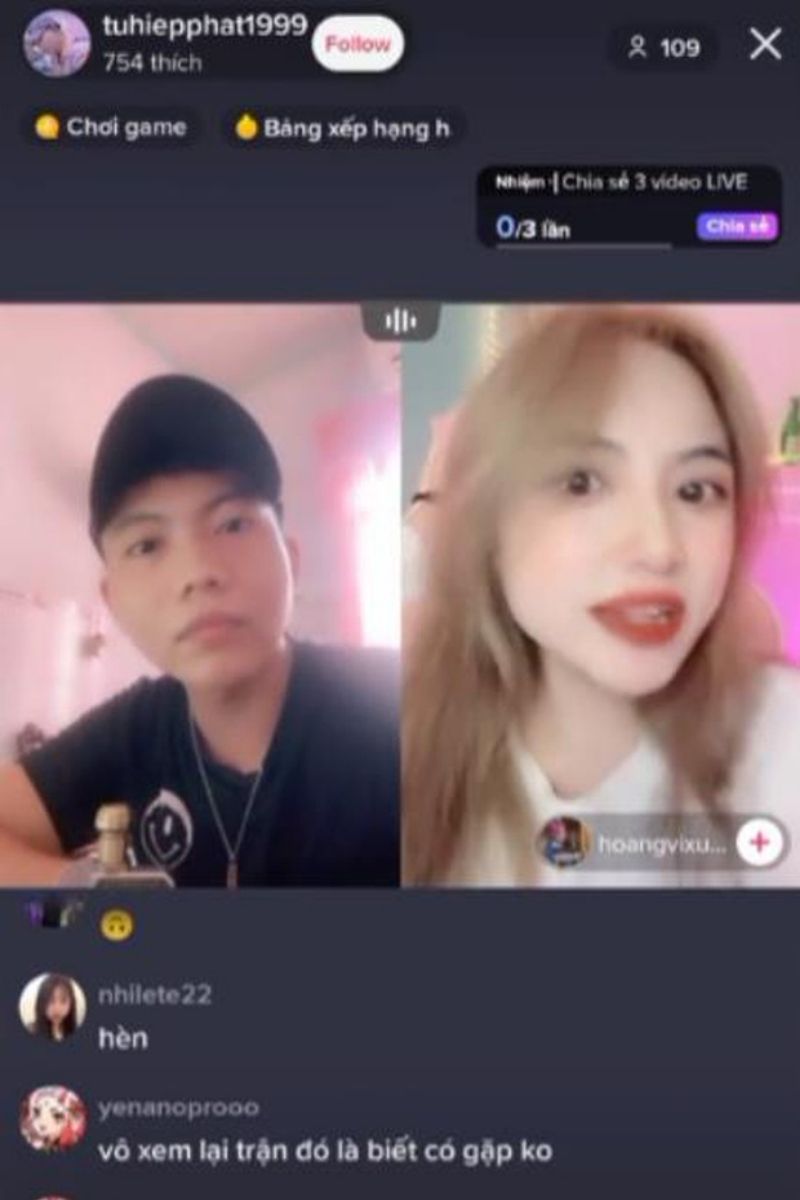 ZyZy lên hẳn livestream trên tiktok để phân định đúng sai