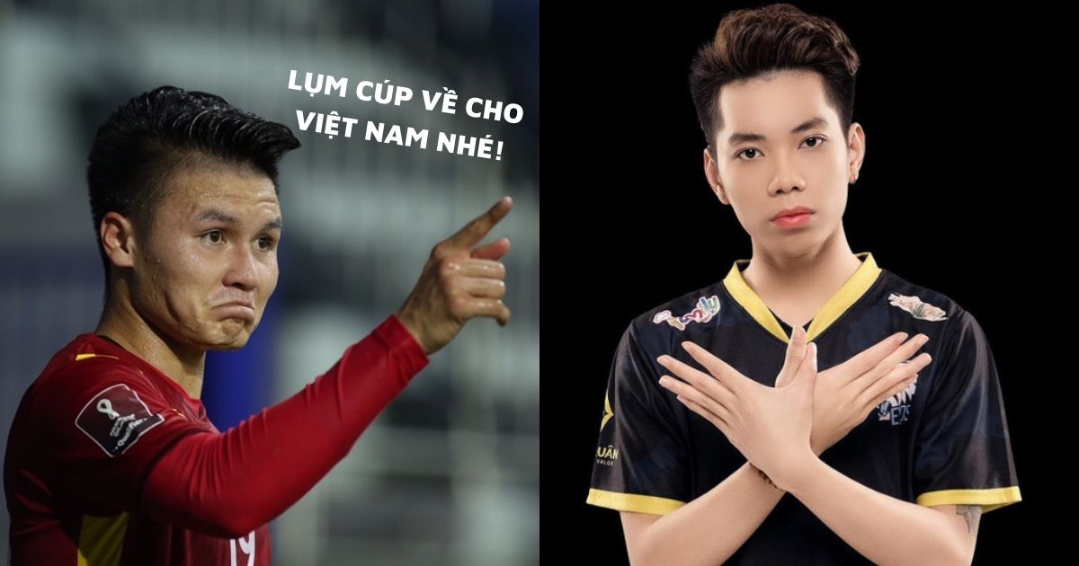 Quang Hải V Gaming được người anh cùng tên gửi lời chúc trước thềm chung kết AIC 2021