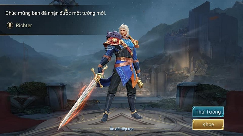 Liên Quân Mobile: Tướng Richter bị nerf nặng nề, game thủ phàn nàn