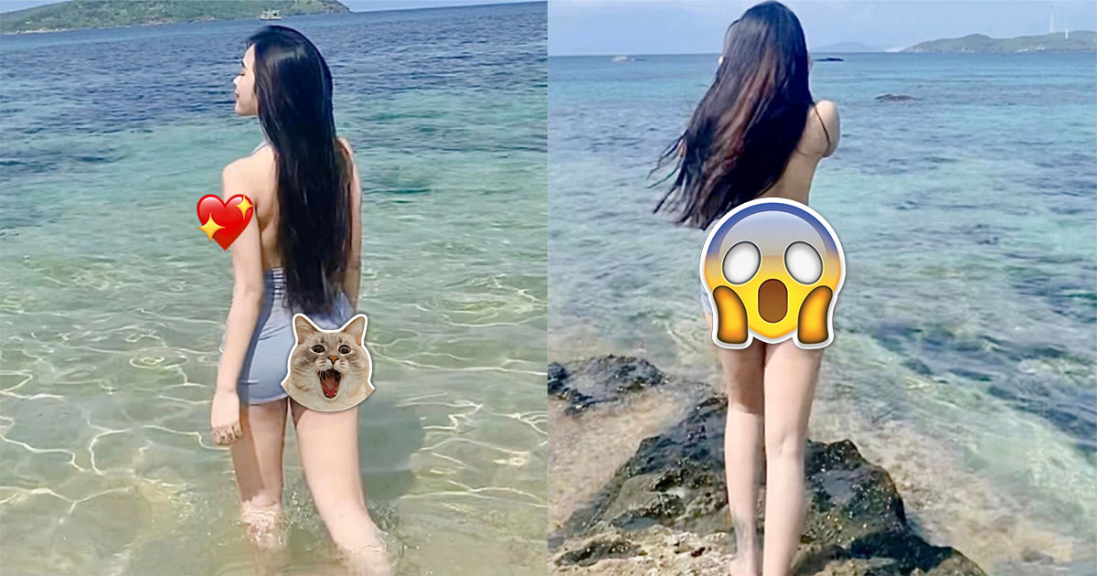 Nữ game thủ Liên Quân diện bikini dạo biển làm fan bỏng mắt