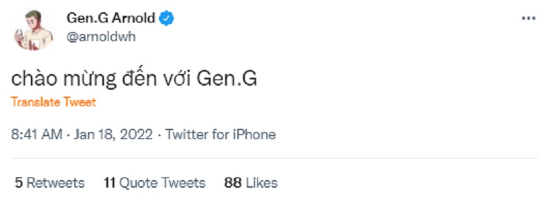 Chủ tịch Gen.G đăng bài bằng tiếng Việt, fan VCS đoán già đoán non