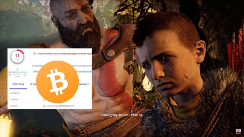 God of War Việt hoá phát hiện phần mềm “đào Bitcoin”?