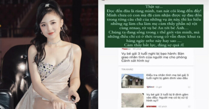 mc-phuong-thao-len-tieng-vu-be-3-tuoi-bi-dong-dinh-vao-dau-1 MC Phương Thảo lên tiếng sự việc bé 3 tuổi đang xôn xao dư luận