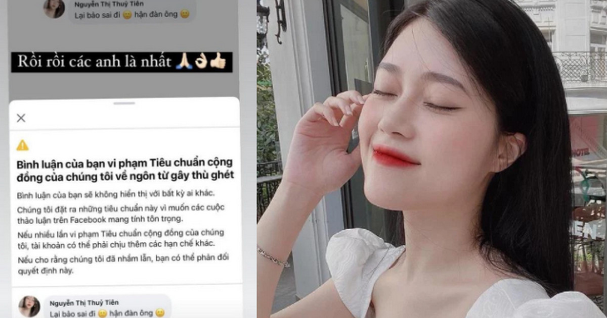 Nữ streamer Thủy Tiên bị Facebook “sờ gáy” chỉ vì có bình luận này?