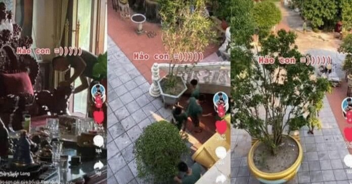 nu-tiktoker-khoe-bo-cho-linh-nghia-vu-den-don-nha-2 Nữ tiktoker khoe bố cho lính nghĩa vụ đến dọn nhà và pha xử lý đi vào lòng đất