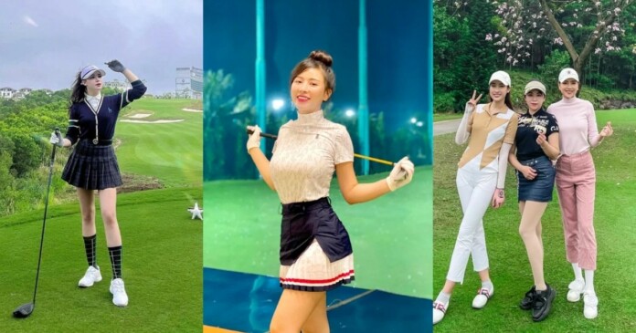 gai-xinh-choi-golf-ton-tram-trieu-quan-ao-nhieu-va-quan-diem-soc-1 Gái xinh chơi golf: Tốn trăm triệu, quần áo không đếm xuể và quan điểm…