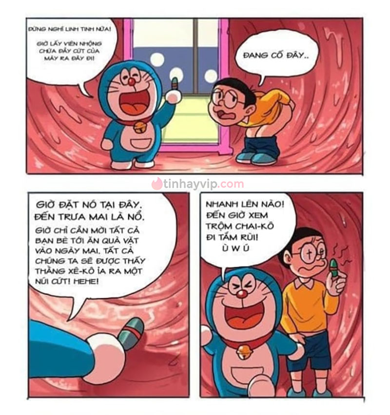 Meme Doravmon và Nobita