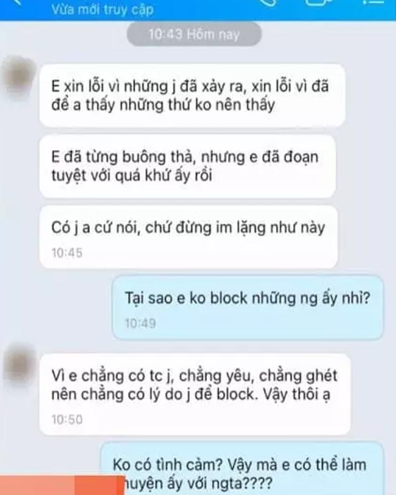 cuộc trò chuyện của cặp đôi nhân vật chính