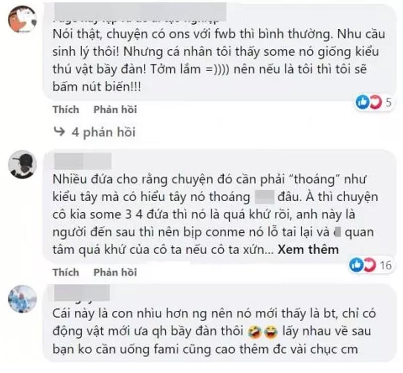 bình luận của cư dân mạng