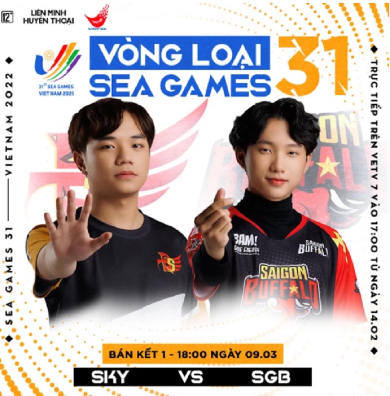 Tin tức LMHT: Thắng SKY, SGB bước vào trận chung kết vòng loại SEA Games 31