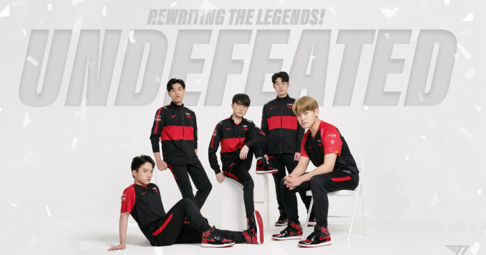 t1-pha-ky-luc-cua-sktt1-2 Tin tức LMHT: Chiến thắng trước DRX, T1 phá vỡ kỷ lục của SKT T1 năm 2015