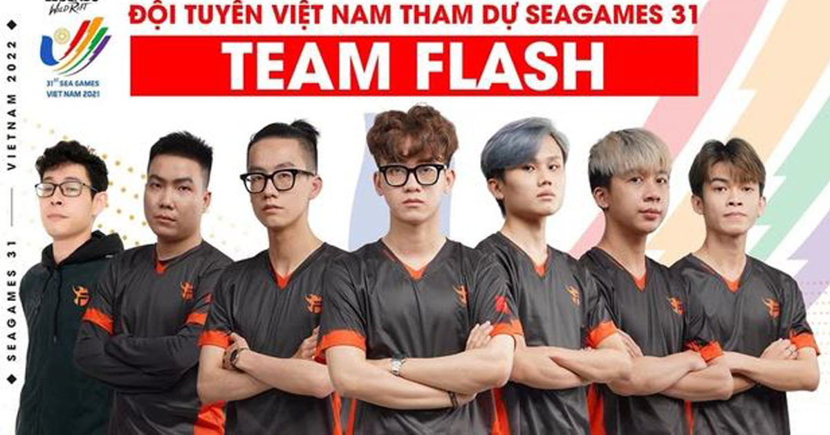 Tốc Chiến Team Flash chính thức đại diện Việt Nam dự SEA Games 31