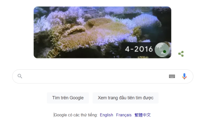Google Doodle biến đổi khí hậu: Top 1 Google Trend ngày 22/4 tại Việt Nam