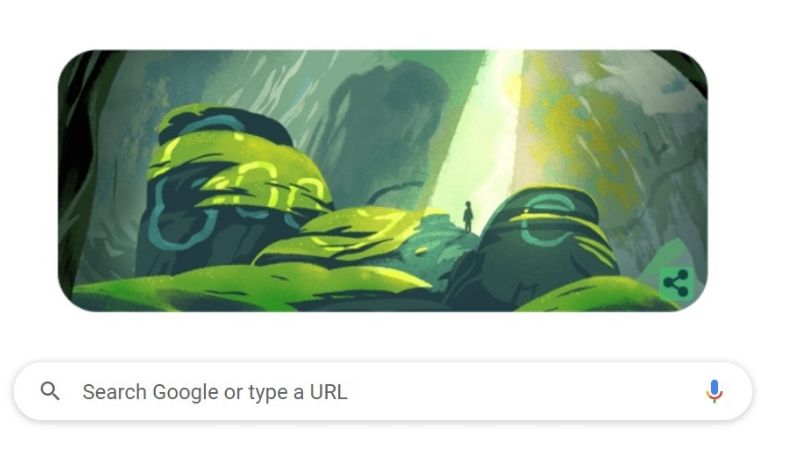 Hình ảnh hang Sơn Đoòng trên trang chủ Google