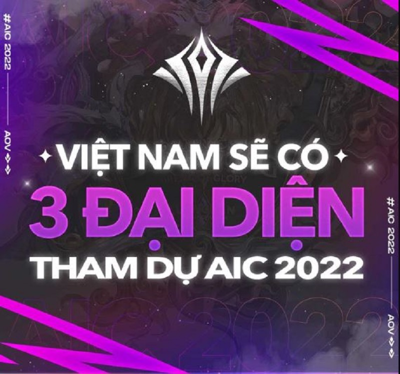 Liên Quân Mobile: Việt Nam sẽ có 3 đại diện tham dự AIC 2022