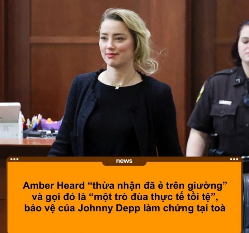 Phiên tòa giữa Amber Heard và Johnny Depp xảy ra tình tiết mới