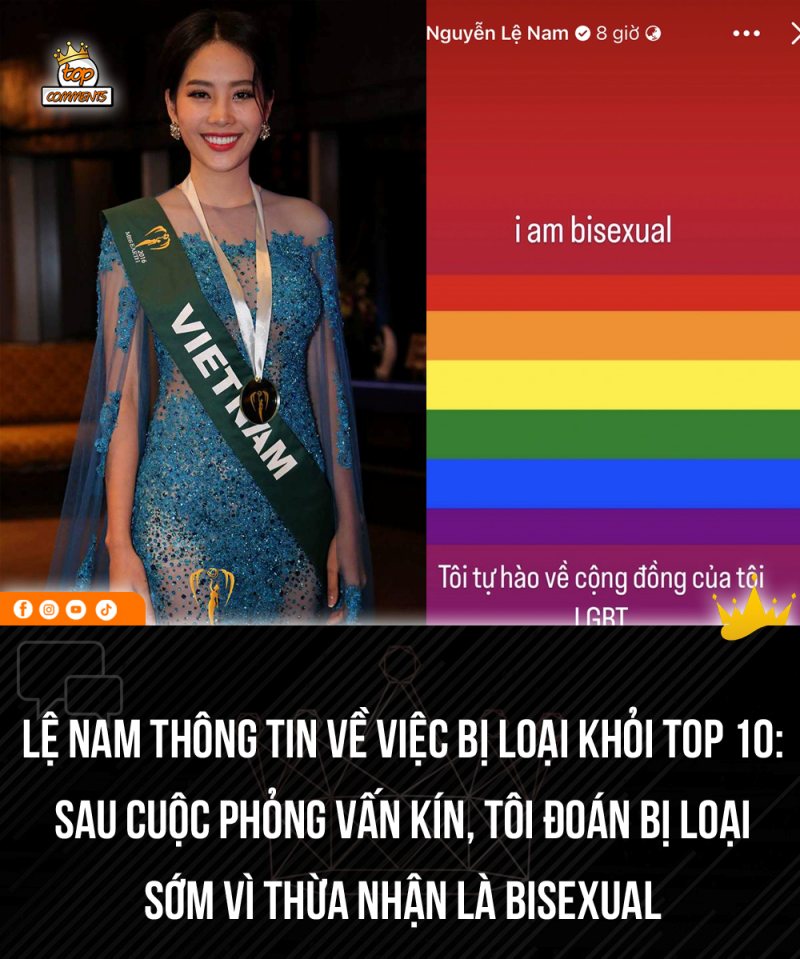 nguyên nhân khiến Lệ Nam out khỏi top 10