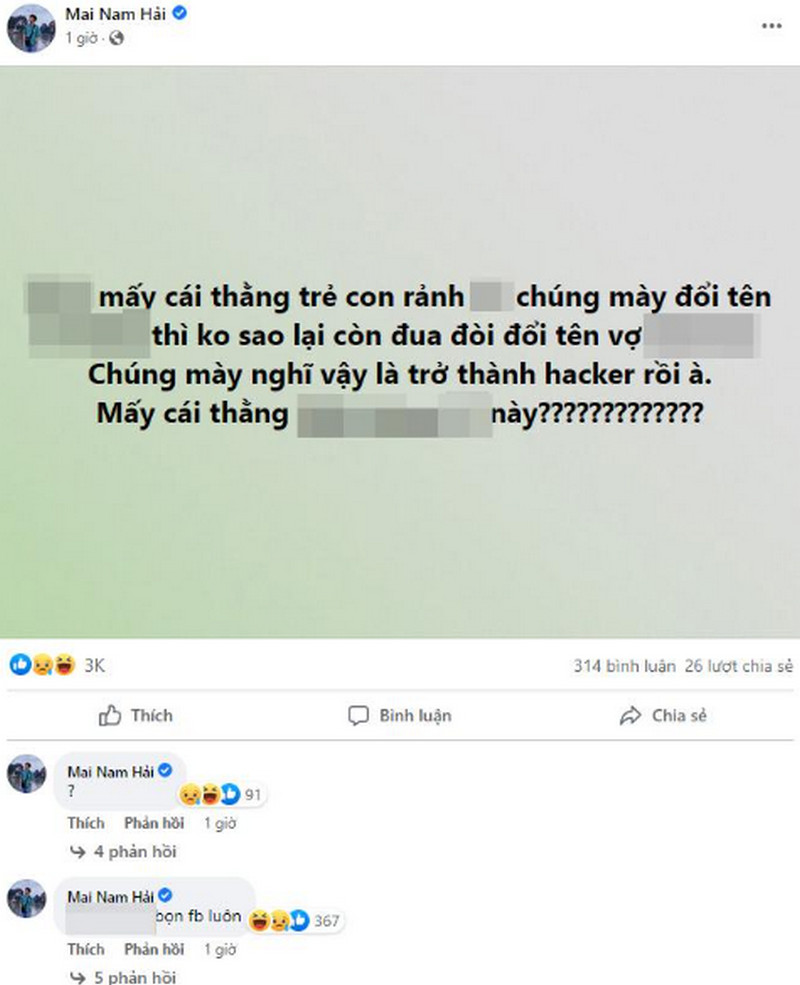 MC Minh Nghi cực nhọ, sáng bị “hacker” đổi tên Facebook, chiều công ty mất điện
