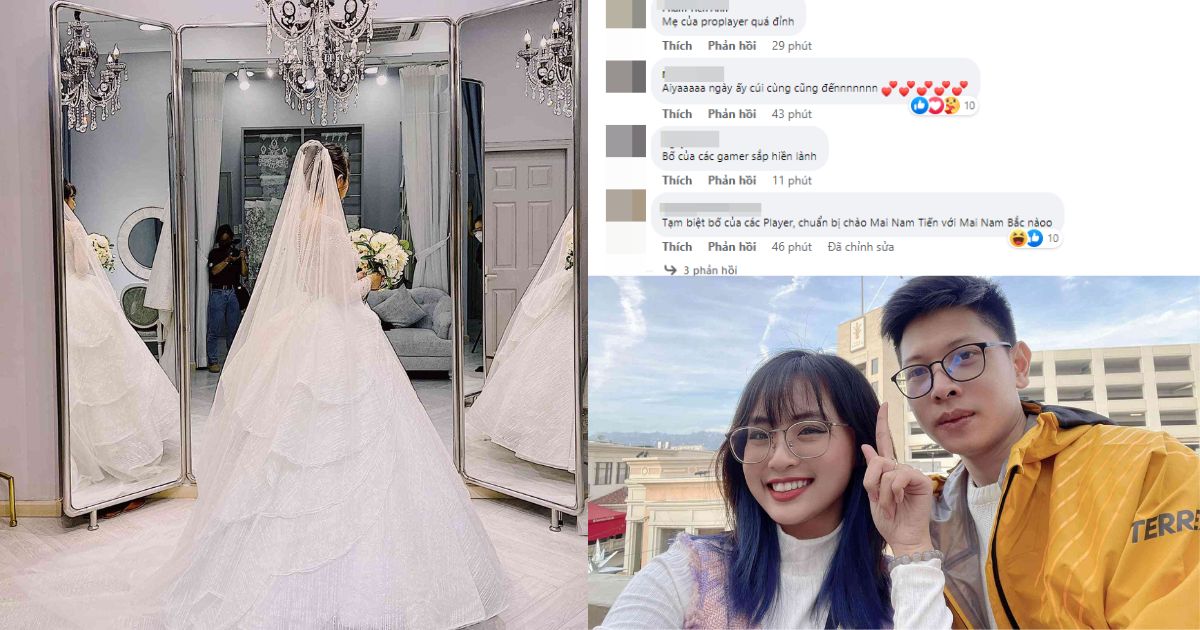 MC Minh Nghi khoe ảnh váy cưới, fan thi nhau “tạm biệt bố của các player”