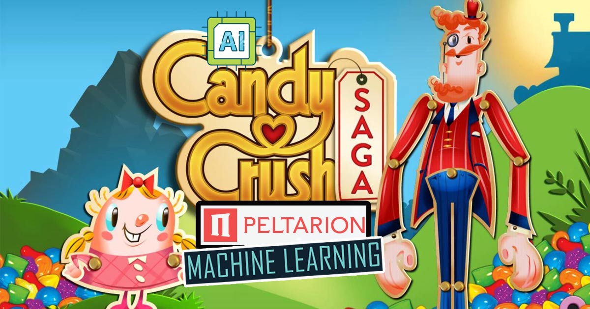 Candy Crush Saga mua Peltarion trở thành tiên phong game AI
