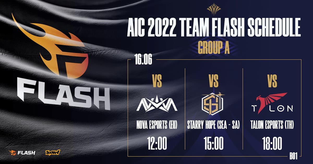 Team Flash có thực sự đang gặp vấn đề bất ổn trước thềm giải đấu AIC 2022 diễn ra