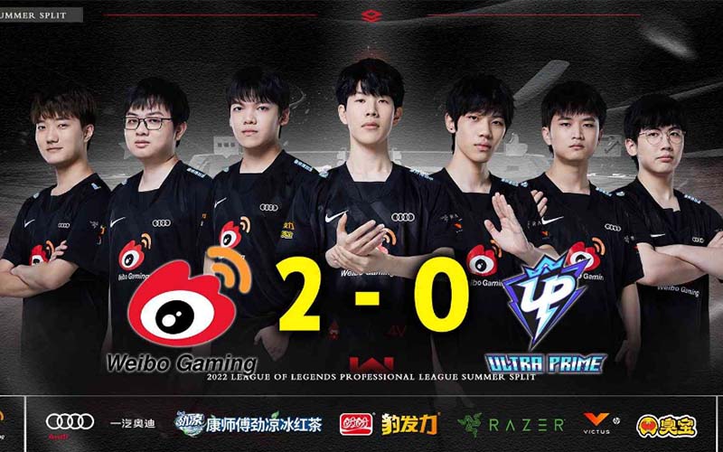 The match ended in a 2-0 aggregate win for Weibo Gaming.