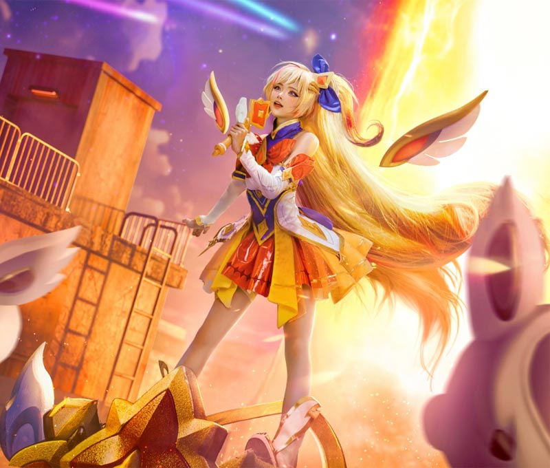 Tiểu Nhu cosplay Seraphine Star Guardian 5