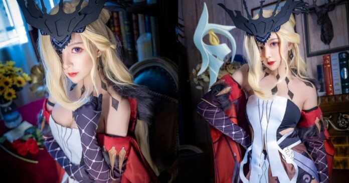 cosplay-signora-trong-genshin-impact-01 Gái xinh cosplay Signora trong Genshin Impact cực nét