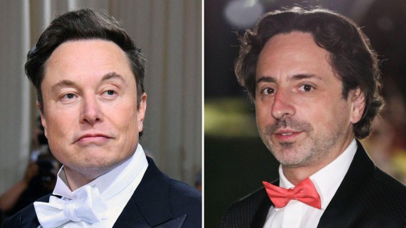 2 tỷ phú Elon Musk và Sergey Brin