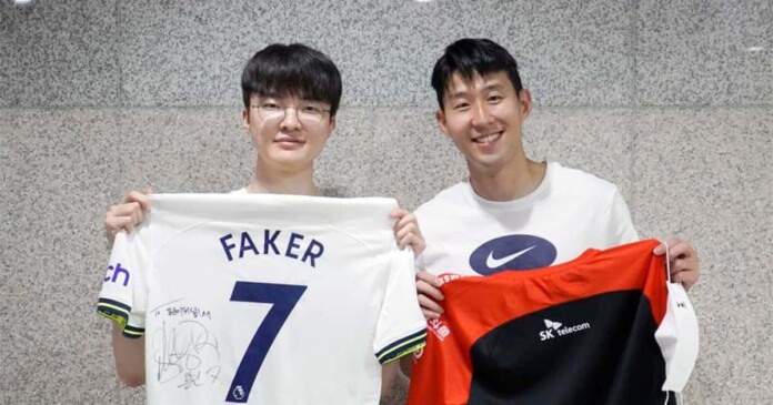 faker-chup-anh-chung-voi-son-heung-min-fan-khia-ngay-15-cup-chup-anh-cung-0-cup Faker chụp ảnh chung với Son Heung-min, fan khịa ngay: ‘15 cúp chụp ảnh cùng 0 cúp’