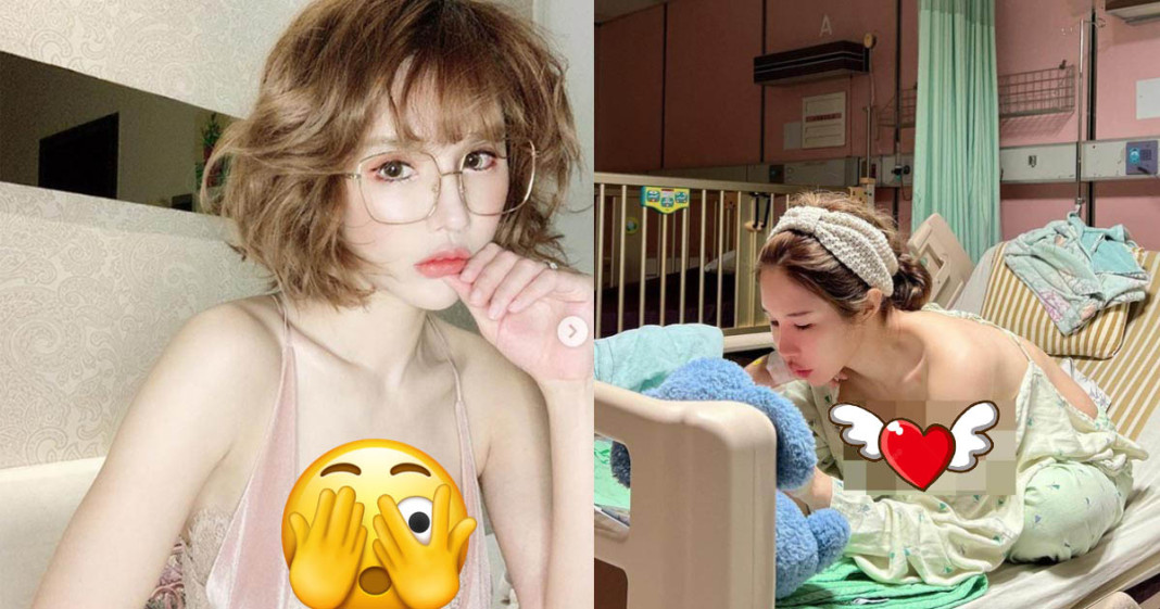 Hot girl 18+ hết khoe ngực đến show vòng 3 khi ở bệnh viện