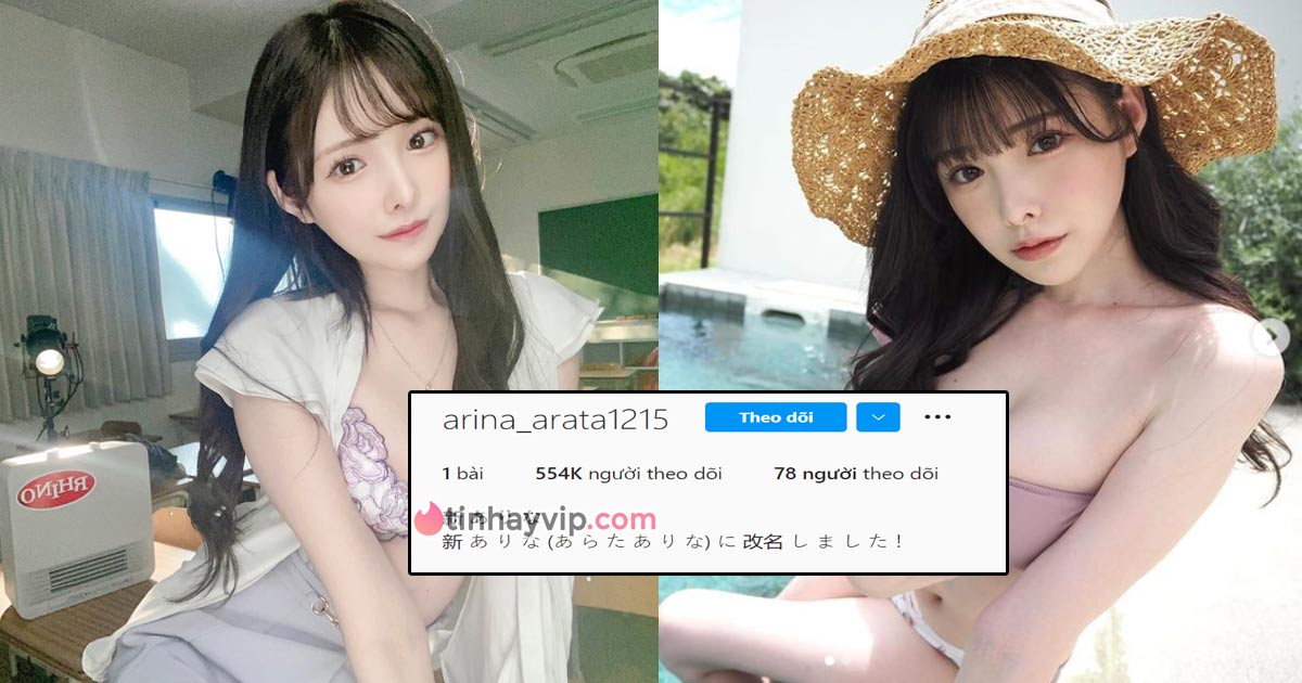 Arina Arata vừa tạo tài khoản chỉ 1 ảnh đã có 500k follow