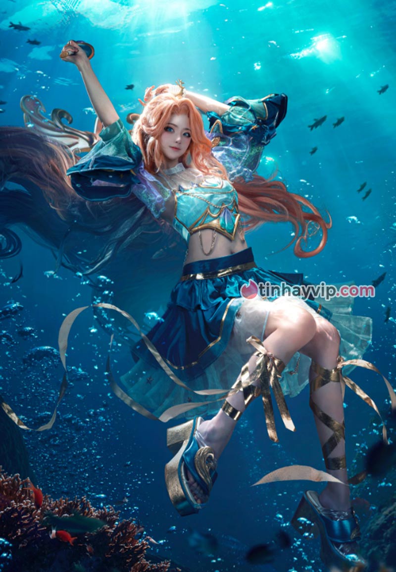 Tiểu Nhu cosplay Seraphine Ocean Song 4