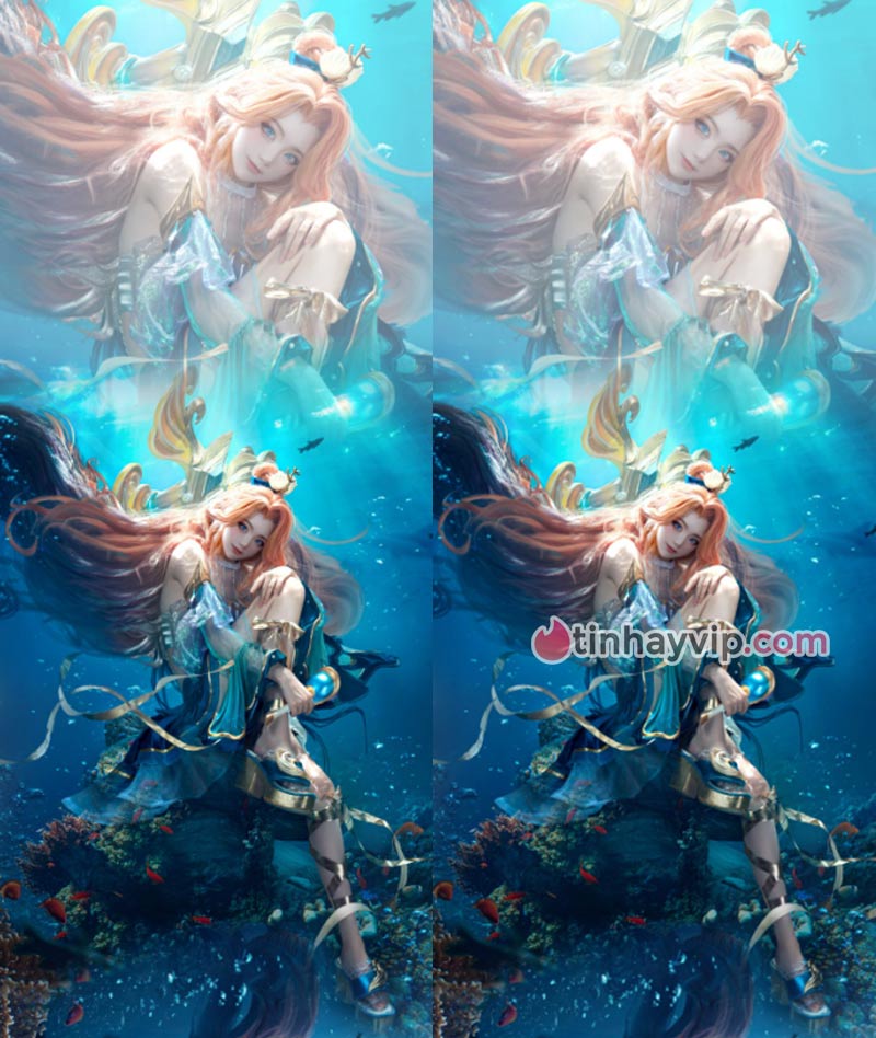 Tiểu Nhu cosplay Seraphine Ocean Song 6