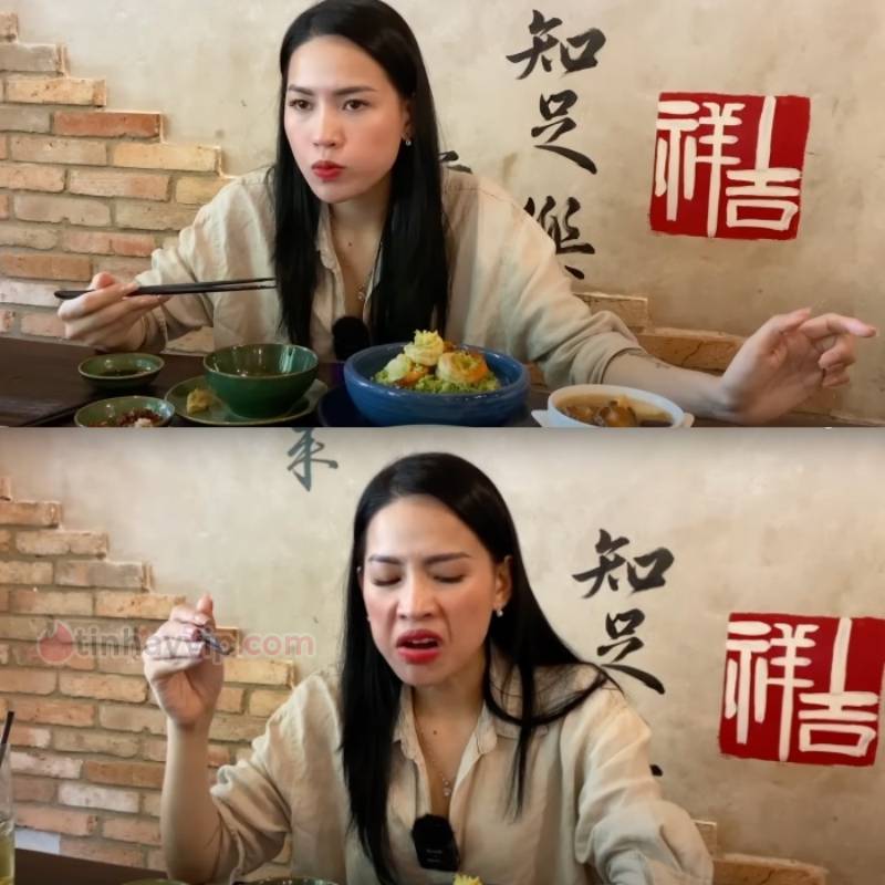 Hà Linh “thất vọng” với hải sản của nhà hàng Trấn Thành