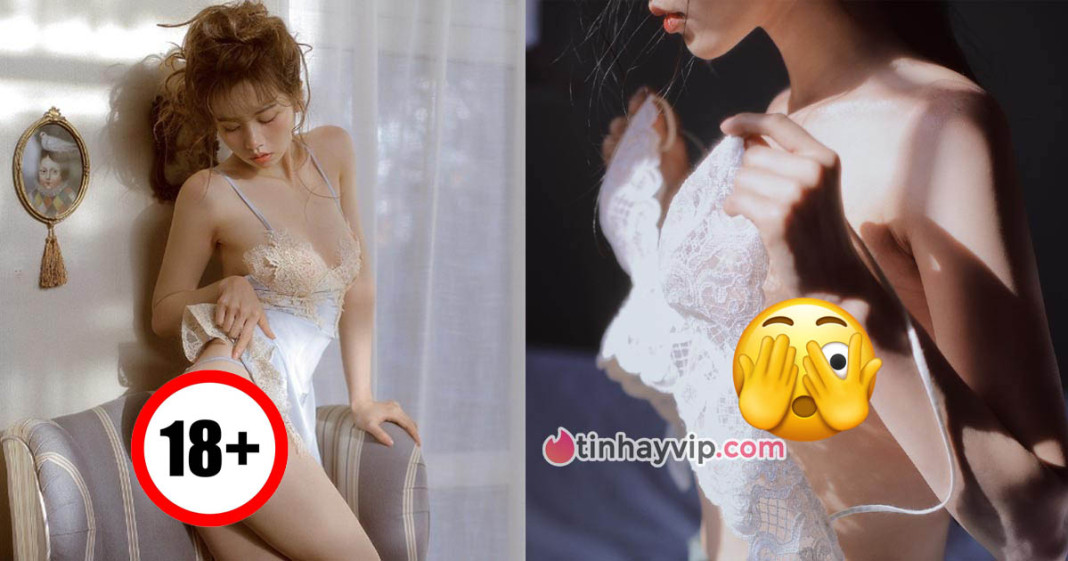 Hot girl 18+ A-mu chỉ diện váy ngủ cũng khiến fan xao xuyến