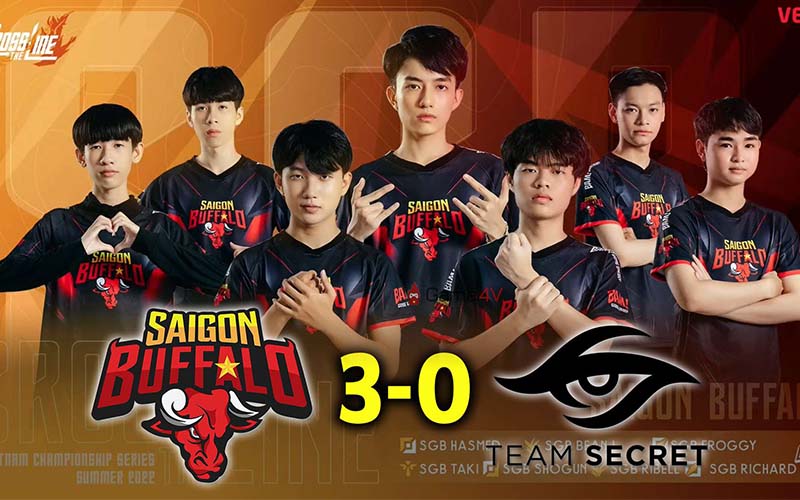 Hủy diệt Team Secret, Saigon Buffalo ‘chạm 1 tay’ vào tấm vé dự CKTG 2022