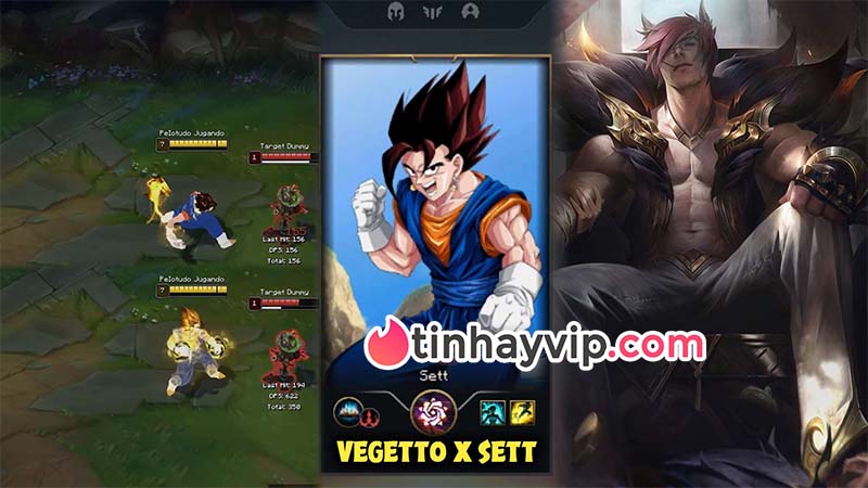 Fan Dragon Ball ra mắt trang phục Vegetto, fan LMHT phấn khích