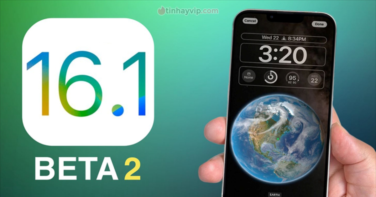 Những tính năng mới của iOS 16.1 beta 2