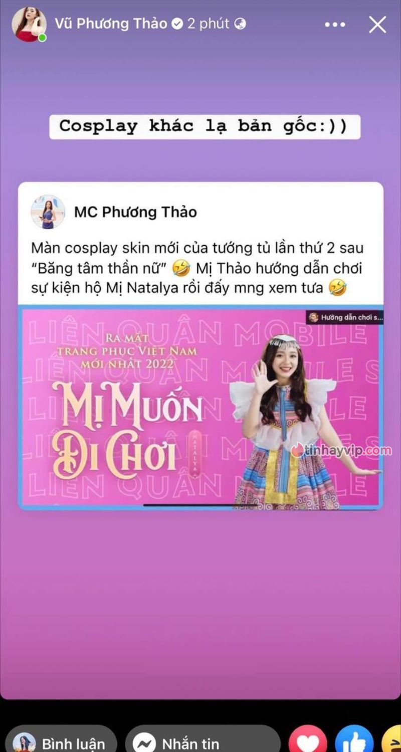 MC Phương Thảo cosplay 