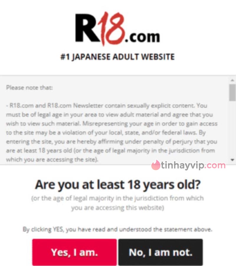 R18.com thông báo đóng cửa