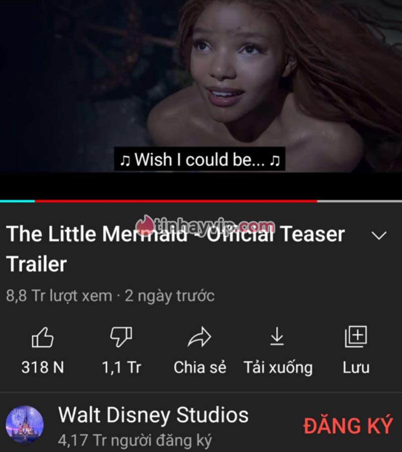 The Little Mermaid nhận hơn 1 triệu dislike trong 2 ngày 1