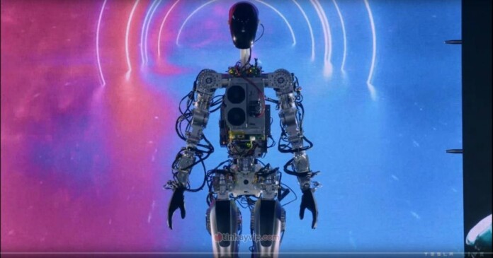 robot-hinh-nguoi-01 Robot hình người của Tesla có màn trình diễn ấn tượng tại AI Day 2022
