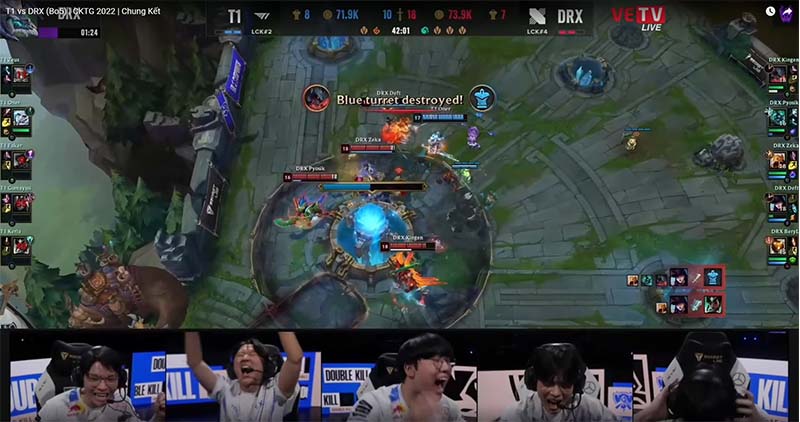 DRX defeated T1 to officially win Worlds 2022