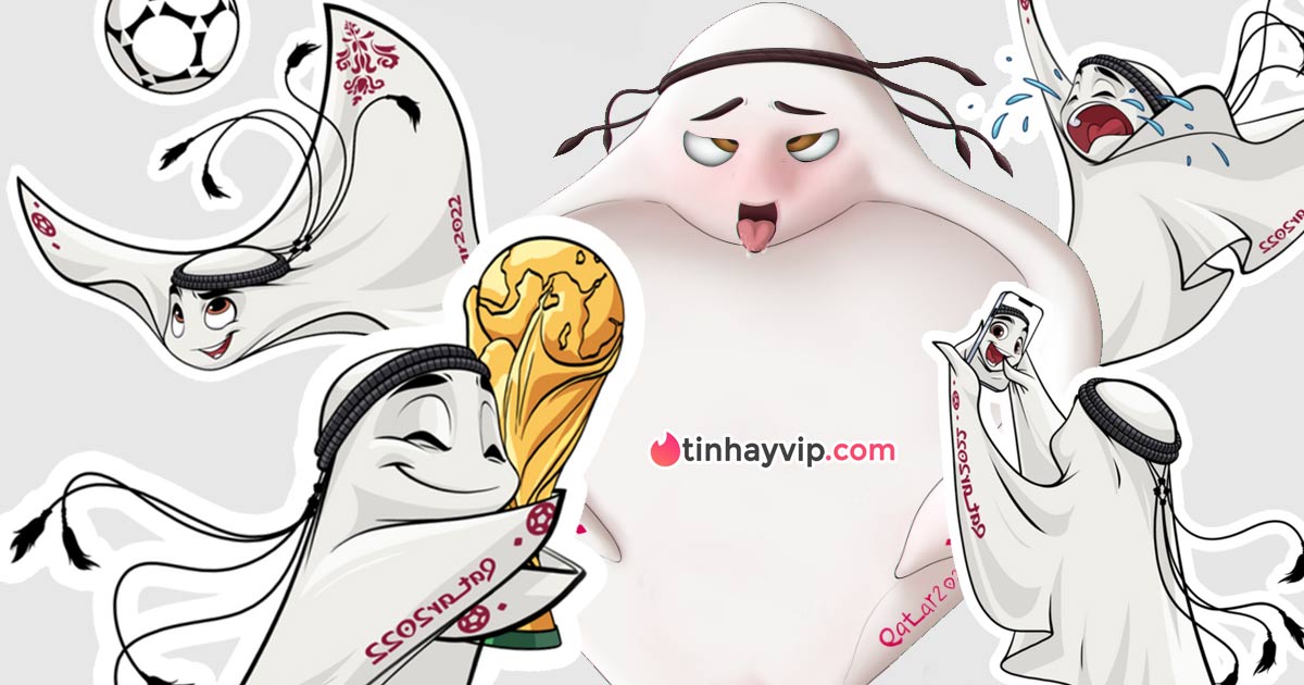 Top ảnh siêu đáng yêu của linh vật World Cup 2022 La'eeb