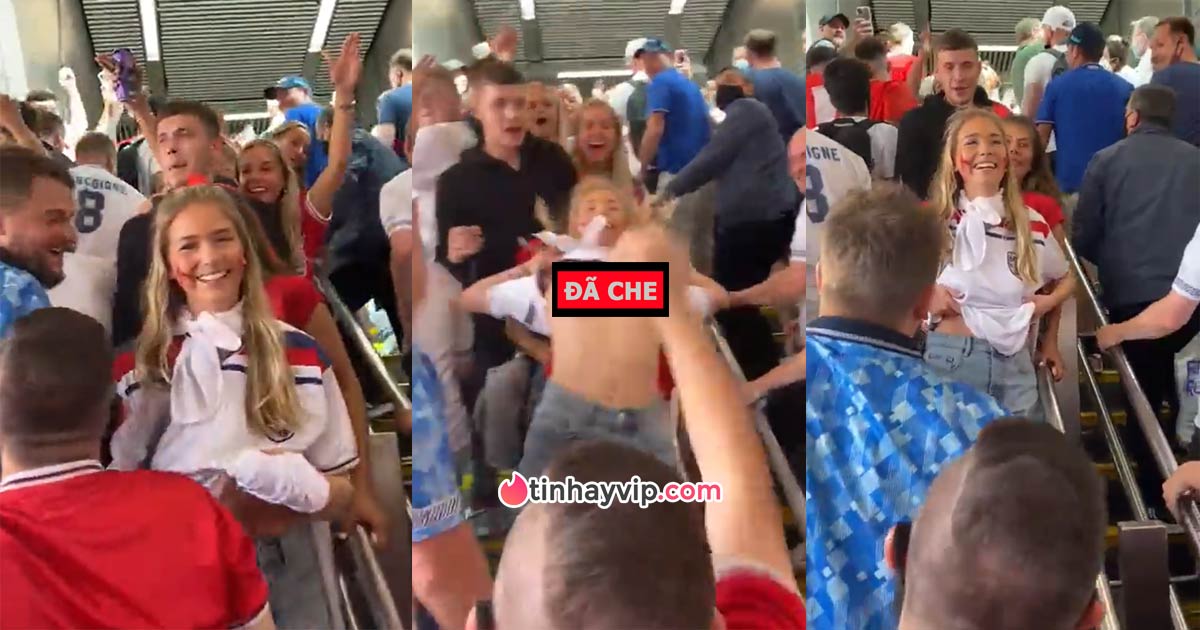 Lộ clip hot girl cởi áo trong khán đài cổ vũ World Cup 2022